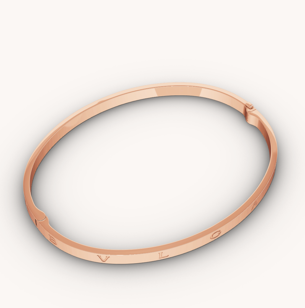 [AuraEcho Jewelry]ZERO 1 PINK GOLD BRACELET