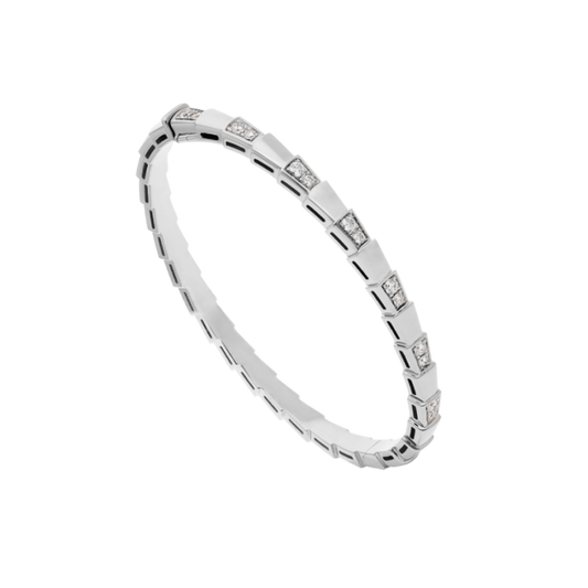 [AuraEcho Jewelry]SERPENTI BRACELET SILVER DIAMOND