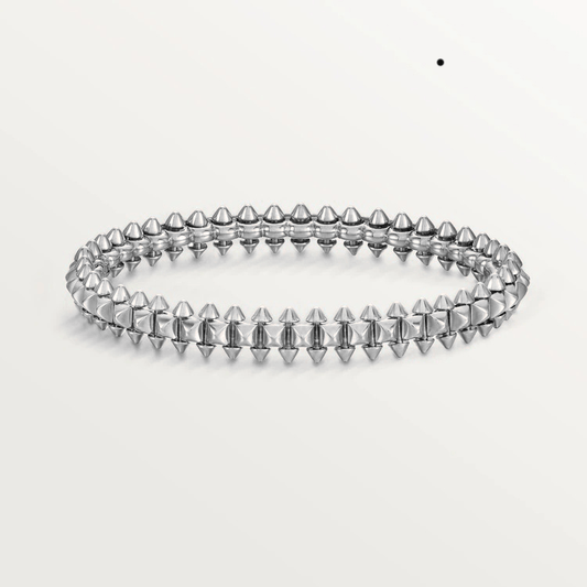 [AuraEcho Jewelry]CLASH SILVER BRACELET