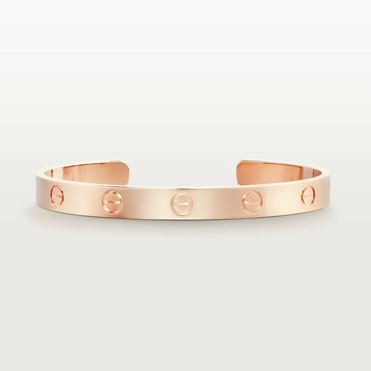 [AuraEcho Jewelry]LOVE BRACELET 6.1MM OPEN CUFF