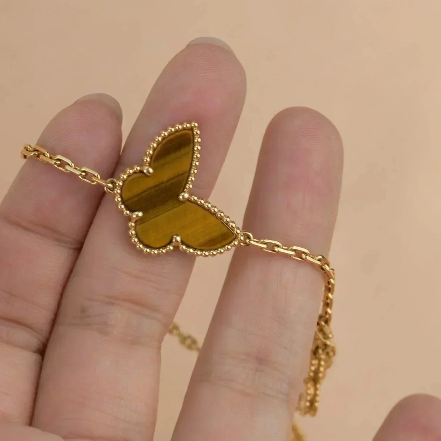 [AuraEcho Jewelry]LUCKY SPRING 5 MOTIF GOLD BRACELET