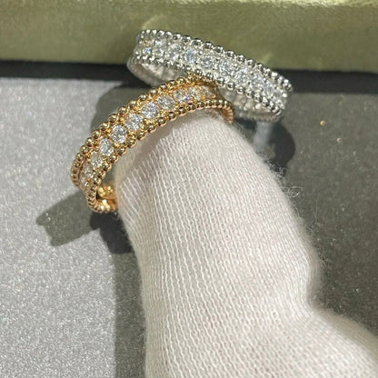 [AuraEcho Jewelry]PERLEE DIAMOND SILVER RING