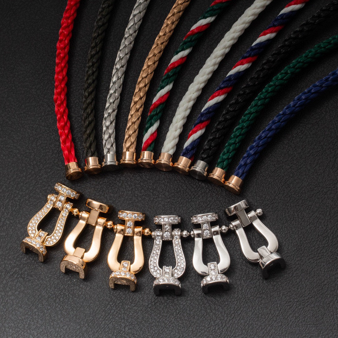 [AuraEcho Jewelry]FORCE LARGE HORSESHOE NO DIAMOND BRACELET SILVER