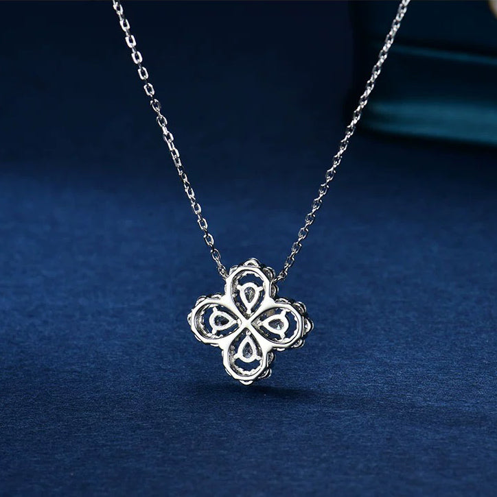 [AuraEcho Jewelry]LOOP NECKLACE FULL MOTIF DIAMOND 16MM MULTIPLE COLORS