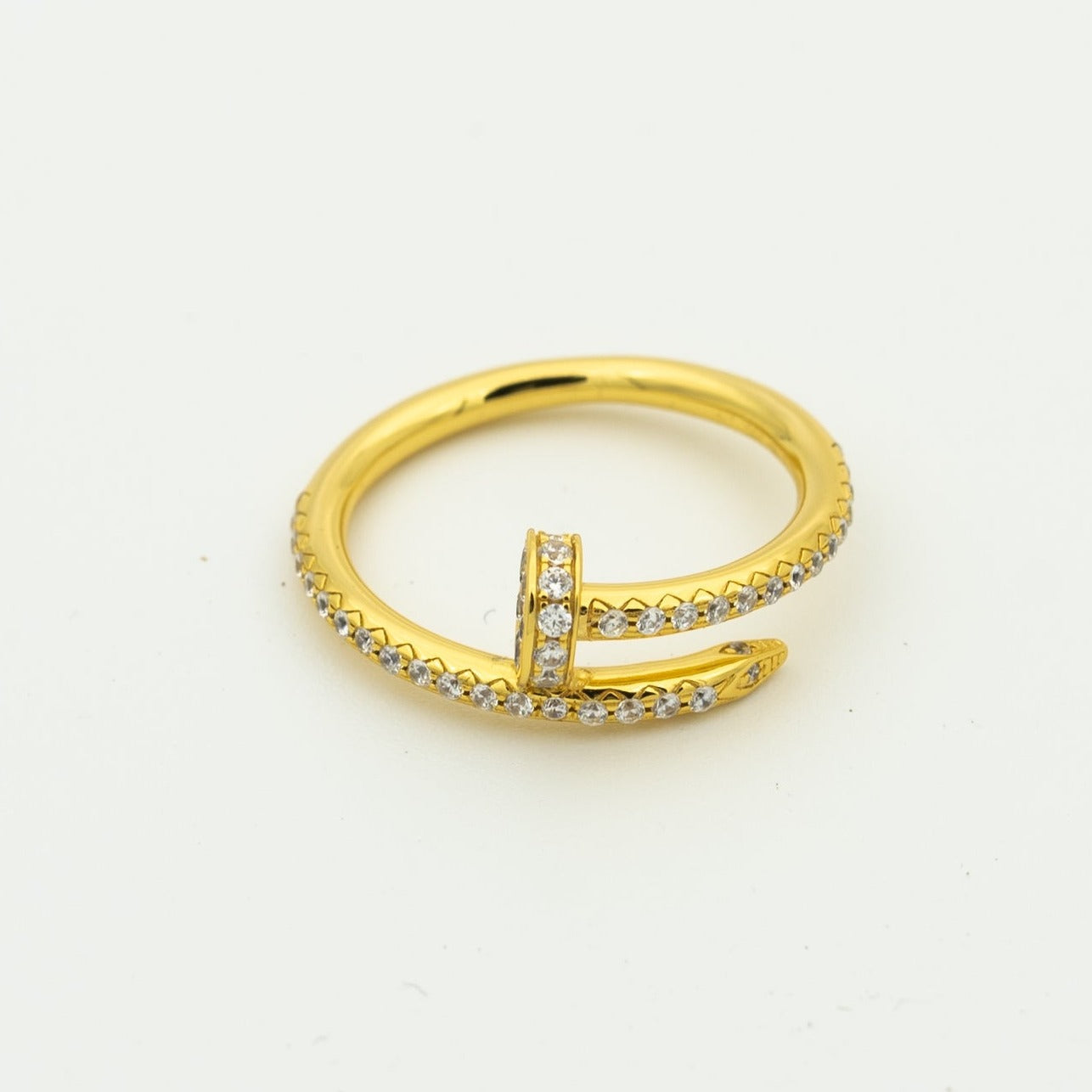[AuraEcho Jewelry]JUSTE RING 1.8MM GOLD DIAMONDS