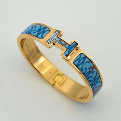 [AuraEcho Jewelry]H BRACELET BLUE MULTICOLOR