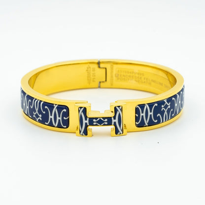 [AuraEcho Jewelry]H BRACELET BLACK MULTICOLOR