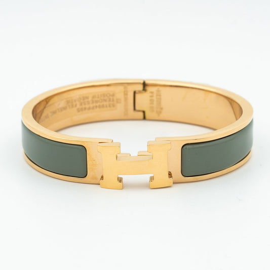[AuraEcho Jewelry]H BRACELET BLUE GREEN 12MM