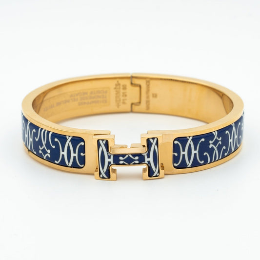 [AuraEcho Jewelry]H BRACELET BLACK MULTICOLOR
