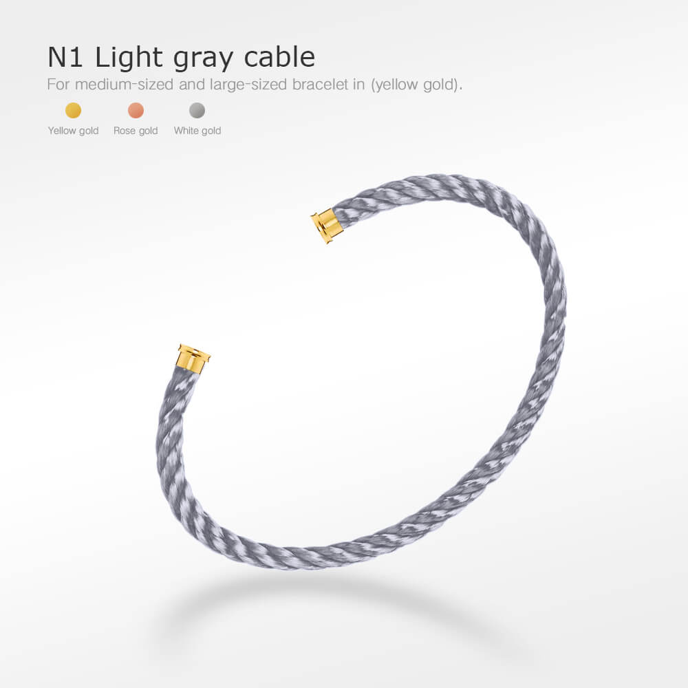 [AuraEcho Jewelry]FORCE SERIES BRACELET CABLES 50 CHOICES (DIY SELECTION)