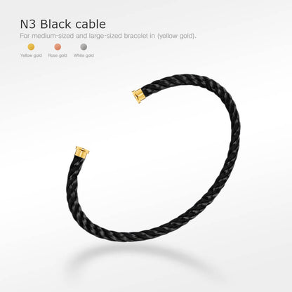 [AuraEcho Jewelry]FORCE SERIES BRACELET CABLES 50 CHOICES (DIY SELECTION)