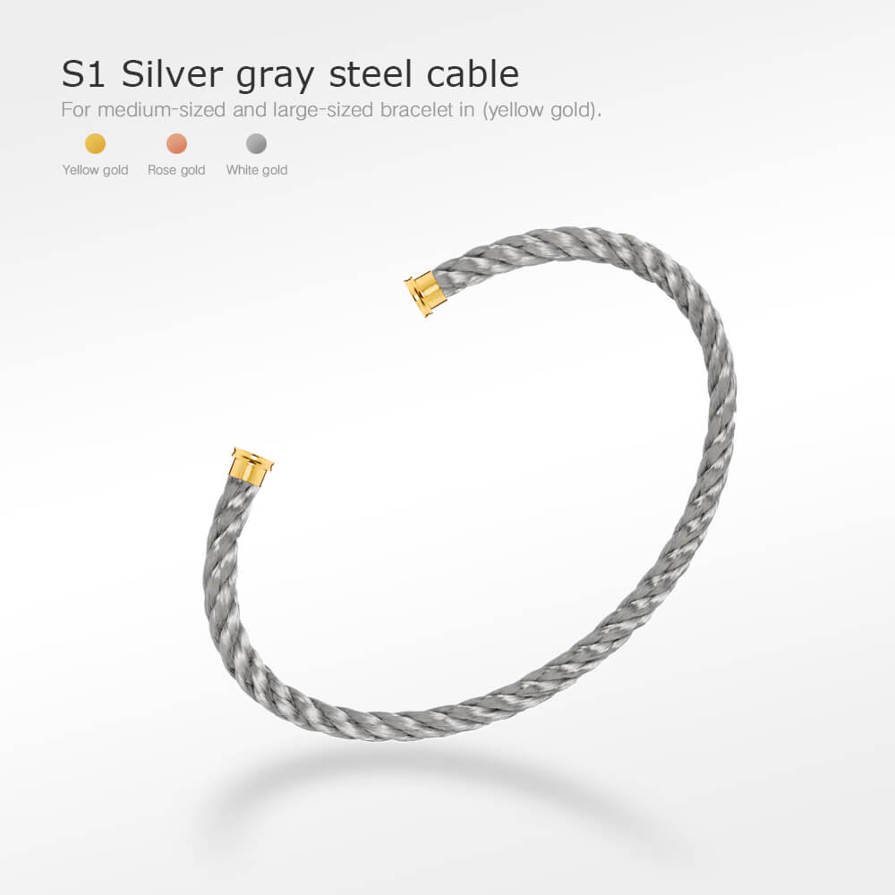 [AuraEcho Jewelry]FORCE SERIES BRACELET CABLES 50 CHOICES (DIY SELECTION)