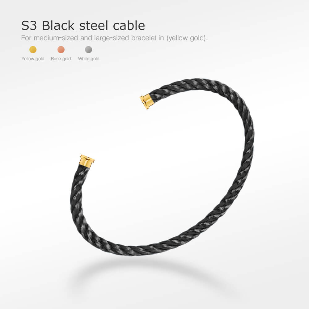 [AuraEcho Jewelry]FORCE SERIES BRACELET CABLES 50 CHOICES (DIY SELECTION)