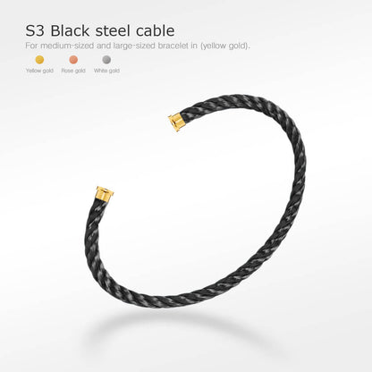 [AuraEcho Jewelry]FORCE SERIES BRACELET CABLES 50 CHOICES (DIY SELECTION)
