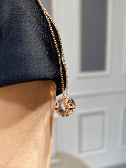[AuraEcho Jewelry]BEE LOVE DIAMOND NECKLACE