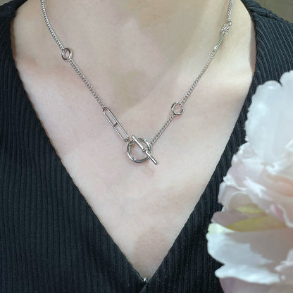 [AuraEcho Jewelry]HM STERLING SILVER CHAINE D'ANCRE HEART