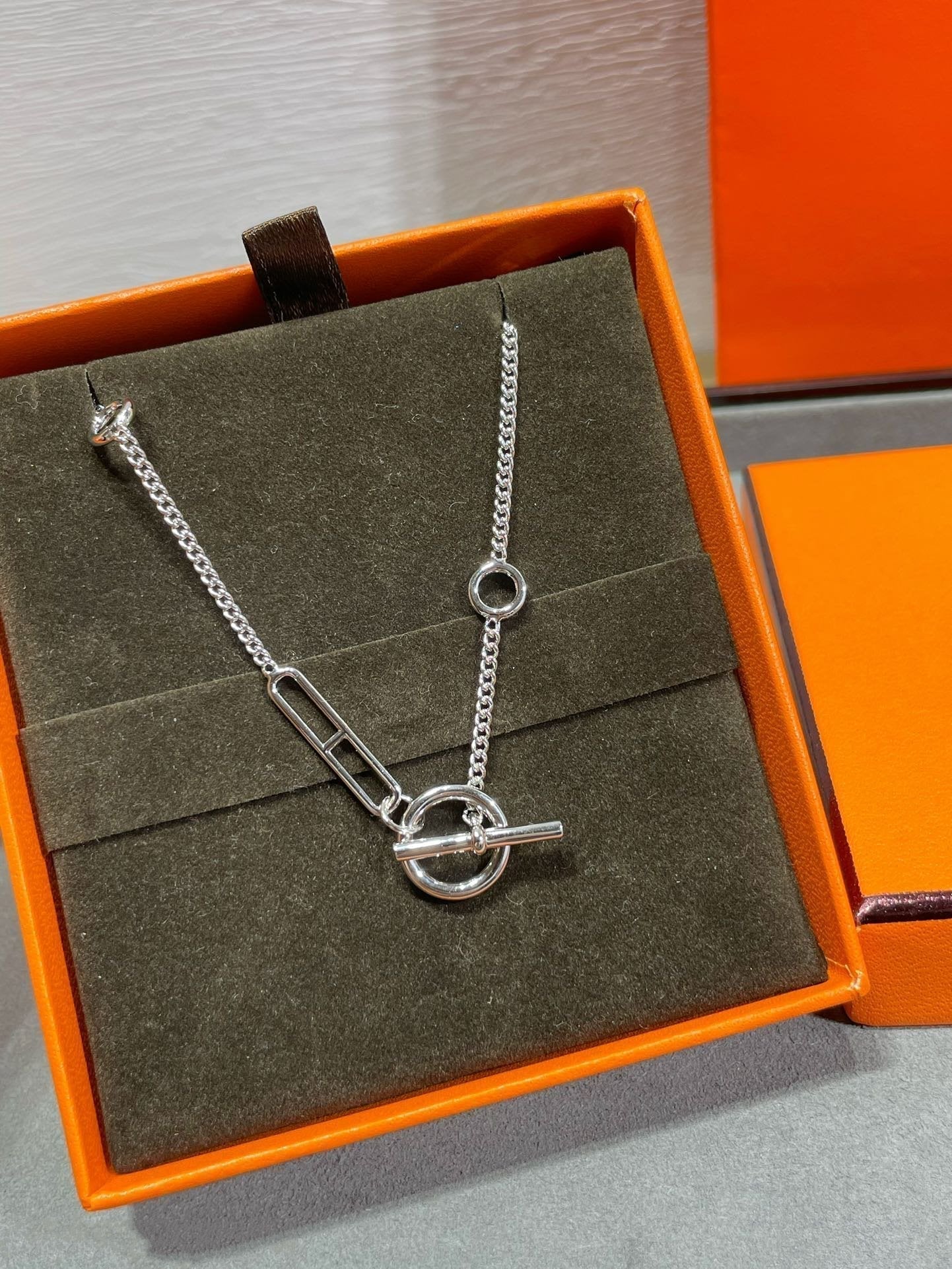 [AuraEcho Jewelry]HM STERLING SILVER CHAINE D'ANCRE HEART