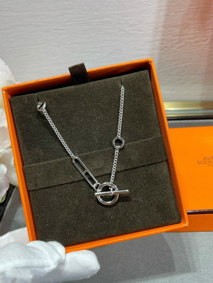 [AuraEcho Jewelry]HM STERLING SILVER CHAINE D'ANCRE HEART