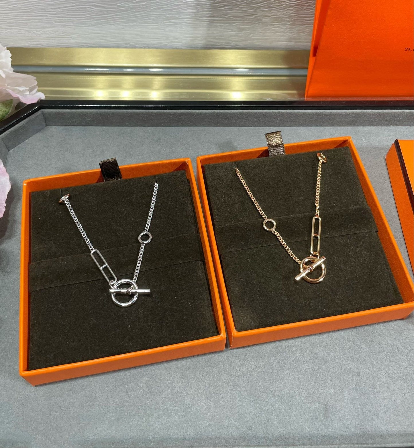 [AuraEcho Jewelry]HM STERLING SILVER CHAINE D'ANCRE HEART