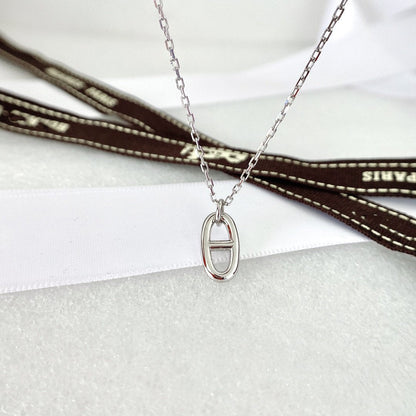 [AuraEcho Jewelry]HM PIG NOSE NECKLACE