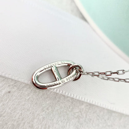 [AuraEcho Jewelry]HM PIG NOSE NECKLACE
