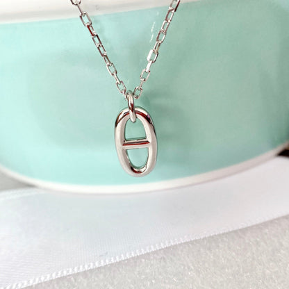 [AuraEcho Jewelry]HM PIG NOSE NECKLACE