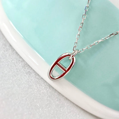 [AuraEcho Jewelry]HM PIG NOSE NECKLACE