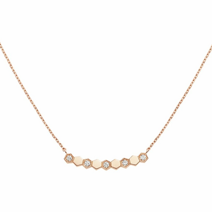 [AuraEcho Jewelry]BEE MY LOVE DIAMOND NECKLACE