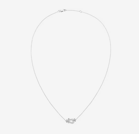[AuraEcho Jewelry]FORCE 10 DIAMOND SILVER NECKLACE MINI MODEL