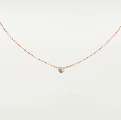 [AuraEcho Jewelry]DAMOUR DIAMOND NECKLACE