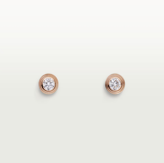 [AuraEcho Jewelry]DAMOUR DIAMOND EARRINGS