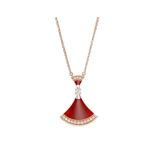 [AuraEcho Jewelry]DREAM NECKLACE CARNELIAN DIAMOND