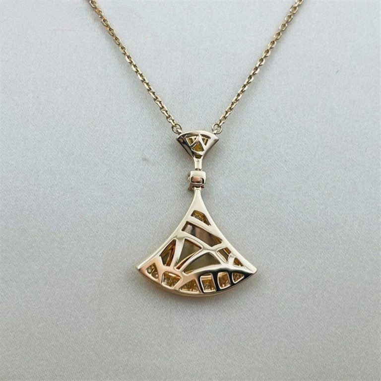 [AuraEcho Jewelry]DREAM NECKLACE PINK GOLD DIAMOND