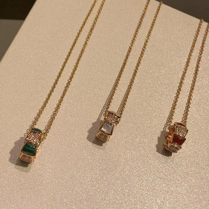[AuraEcho Jewelry]SERPENTI PEDANT DIAMOND NECKLACE