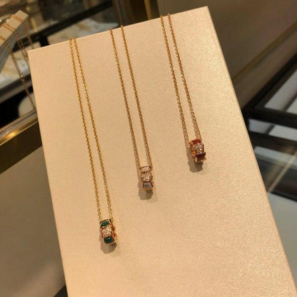 [AuraEcho Jewelry]SERPENTI PEDANT DIAMOND NECKLACE