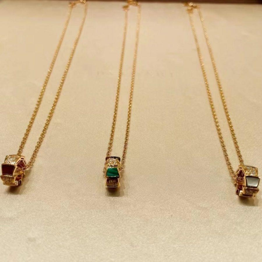 [AuraEcho Jewelry]SERPENTI PEDANT DIAMOND NECKLACE