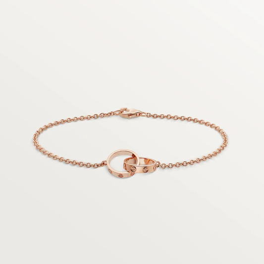 [AuraEcho Jewelry]LOVE BRACELET DOUBLE RING