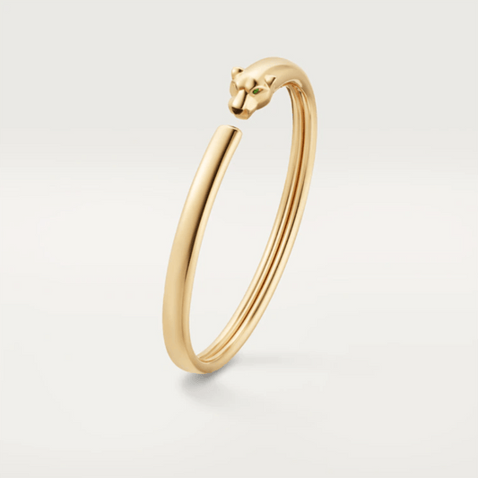 [AuraEcho Jewelry]PANTHERE GOLD OPEN BRACELET