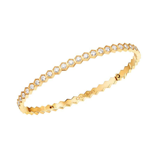 [AuraEcho Jewelry]BEE LOVE GOLD BRACELET FULL DIAMOND