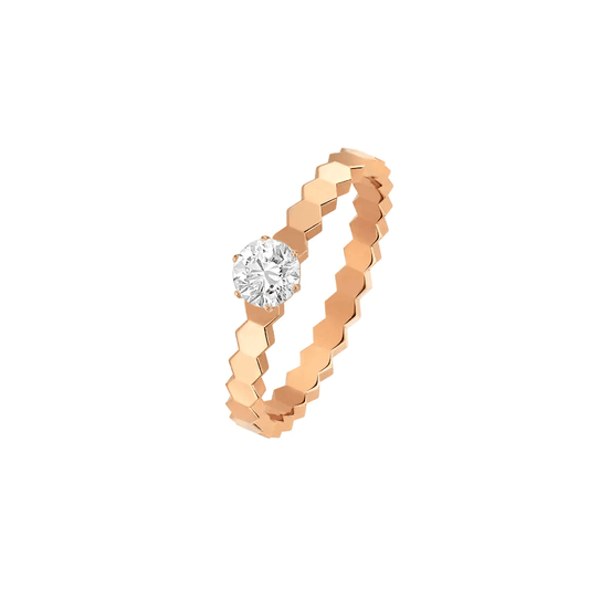 [AuraEcho Jewelry]BEE LOVE RING PINK GOLD 1 DIAMOND