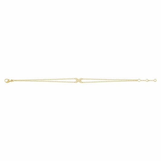 [AuraEcho Jewelry]JEUX BRACELET GOLD DIAMOND