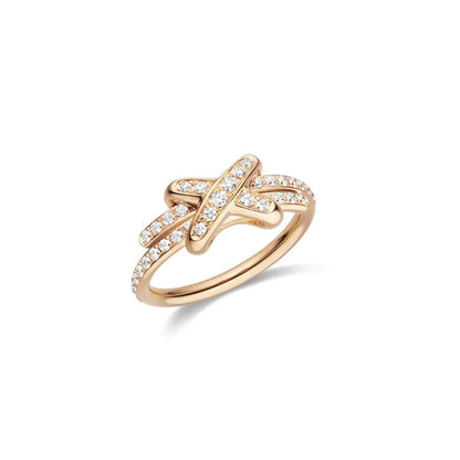 [AuraEcho]JEUX DE RING PINK GOLD DIAMOND