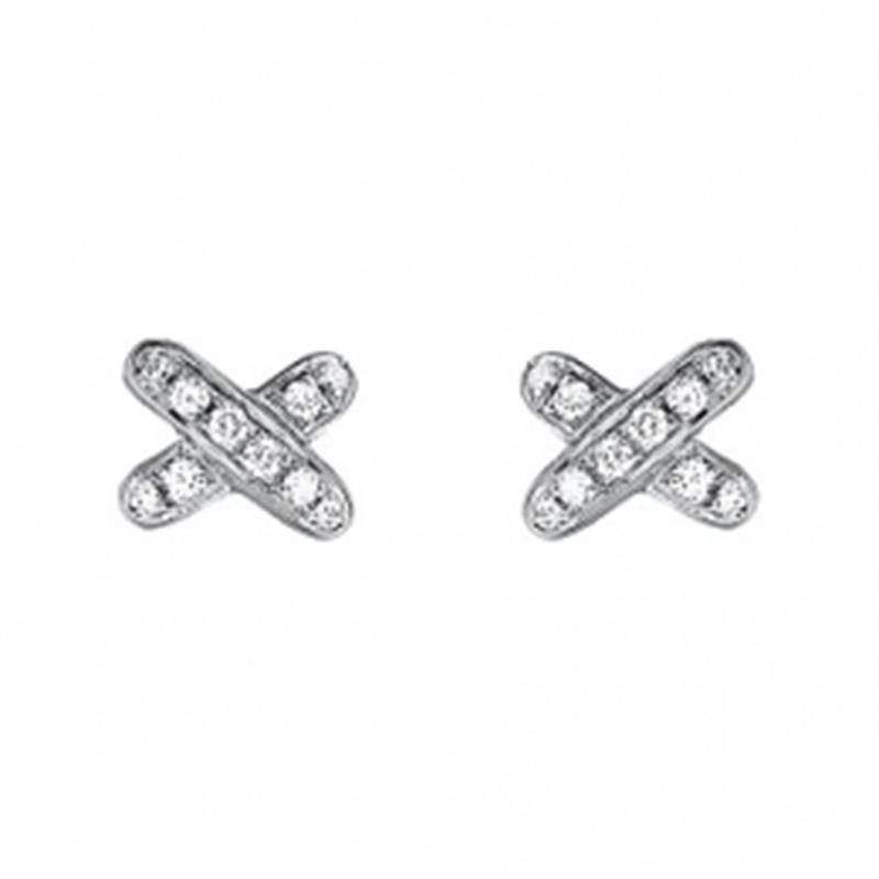[AuraEcho Jewelry]JEUX DE DIAMOND EARRINGS
