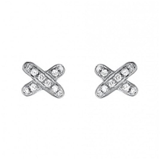 [AuraEcho Jewelry]JEUX DE DIAMOND EARRINGS