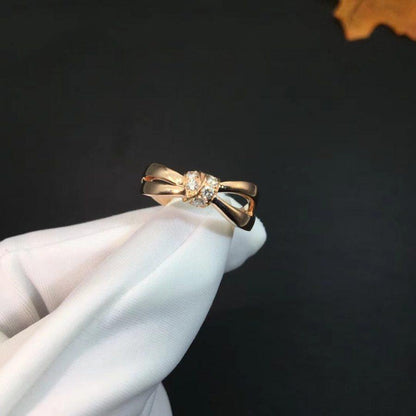 [AuraEcho]LIENS RING PINK GOLD DIAMOND