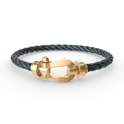 [AuraEcho Jewelry]FORCE LARGE HORSESHOE NO DIAMOND BRACELET GOLD