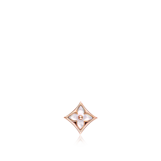[AuraEcho Jewelry]STAR MOP PINK GOLD EARRINGS