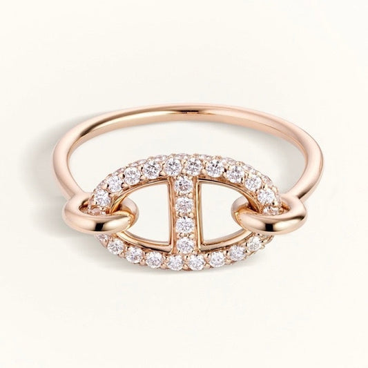 [AuraEcho Jewelry]RONDE SMALL DIAMOND RING