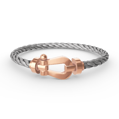 [AuraEcho Jewelry]FORCE LARGE HORSESHOE NO DIAMOND BRACELET ROSE GOLD