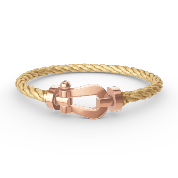 [AuraEcho Jewelry]FORCE LARGE HORSESHOE NO DIAMOND BRACELET ROSE GOLD